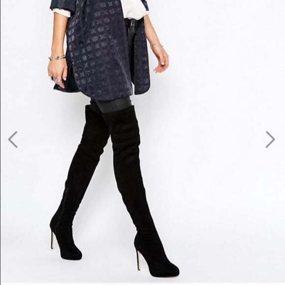 ASOS Kill Joy Over the Knee Boots Size 37