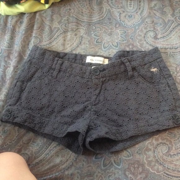 Abercrombie kids eyelet shorts