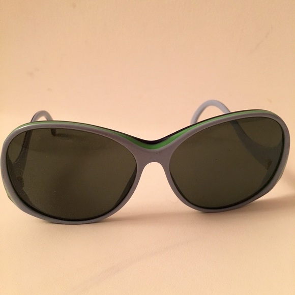 Vintage Ray-Ban powder blue unique sunglasses