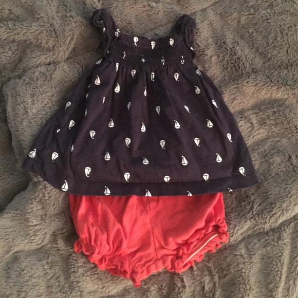 Adorable sailor theme summer outfit!