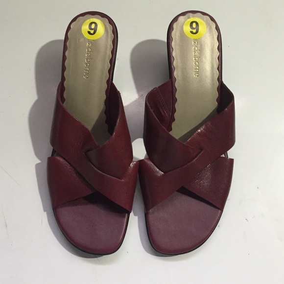 Burgundy Sandals