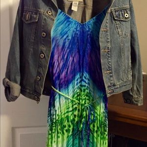 🍀☘️CLOSING!  ACCORDION FLOOR LEGNTH DRESS! NWOT