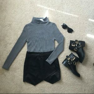 F21 Faux Leather Skirt