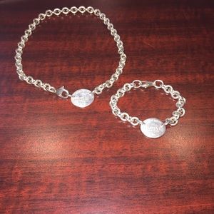 Authentic Tiffany & Co. Oval Necklace & Bracelet