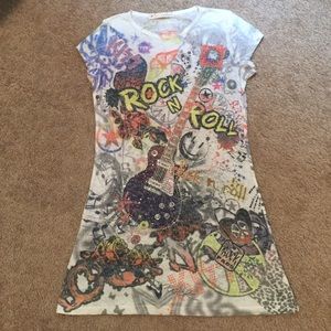 Limited edition rock n roll tunic/long shirt