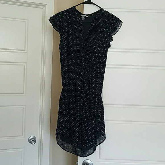 H&M Navy Polkadot Dress Size 6