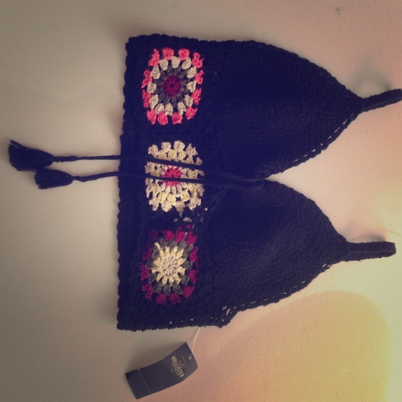 Hollister crochet bralette size large - Picture 1 of 4