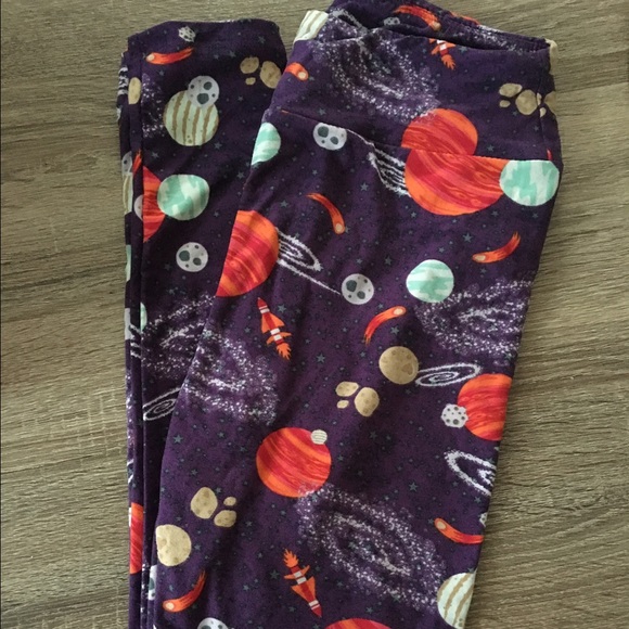 Lularoe Planets Outer Space leggings