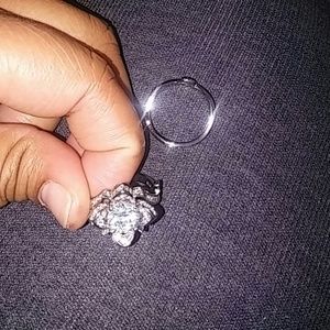 Sterling silver 925 Cubic zirconia engagement ring