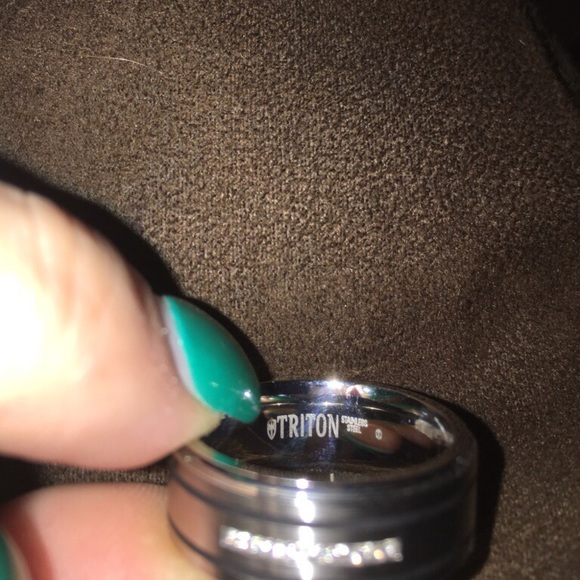 Triton Stainless Steel men's ring - Picture 3 of 3
