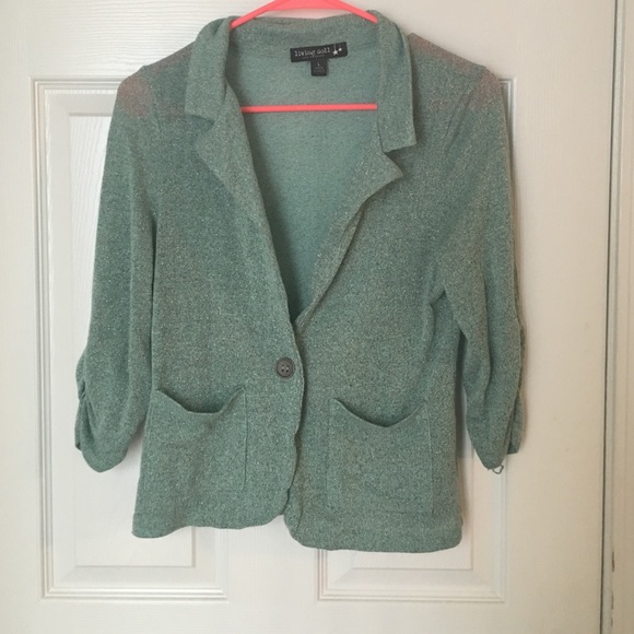 Sparkly knot blazer/sweater