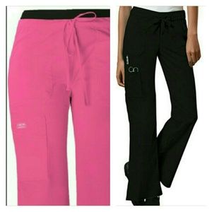 * BLACK* Scrubs-Cherokee WorkWear Flare Leg Pant