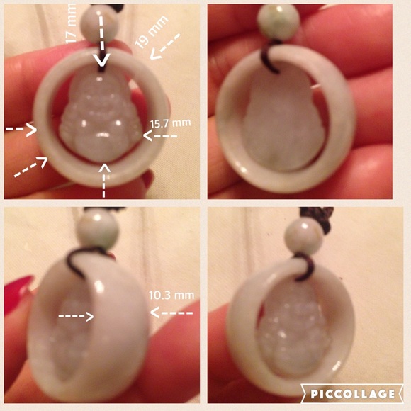 This laughing Buddha wheel of fortune is real Jade