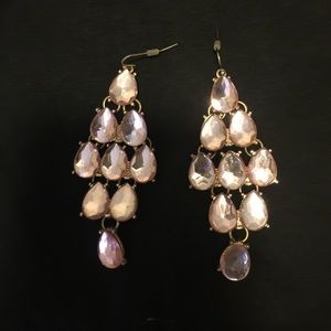 Multiple tiered dangly earrings
