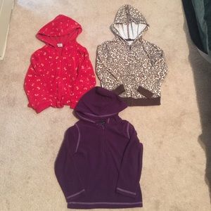 Girls 4t hoodies/jackets