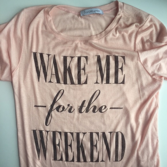 Daydreamer Tops - Pink Daydreamer Graphic Tee - Super Comfy!