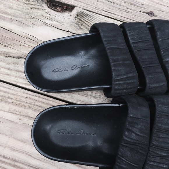 Rick Owens Three Strap Sandals - Picture 3 of 4