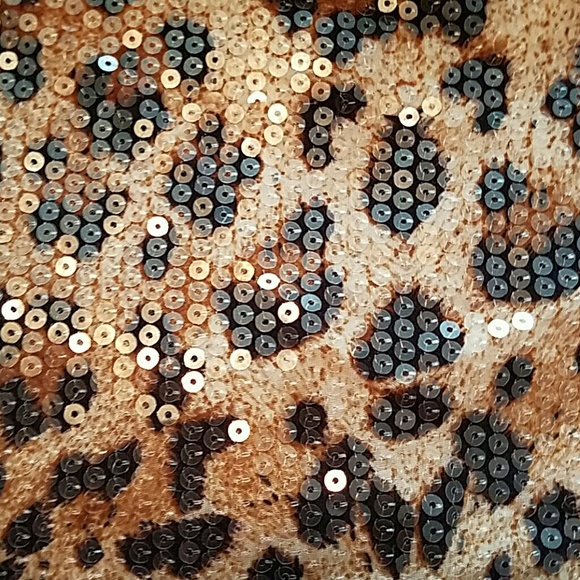 Cheetah print mini skirt size M - Picture 3 of 3