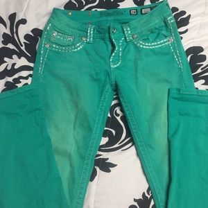 Colored Miss Me skinny jeans