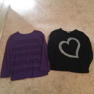 Girls 4t long sleeve shirts