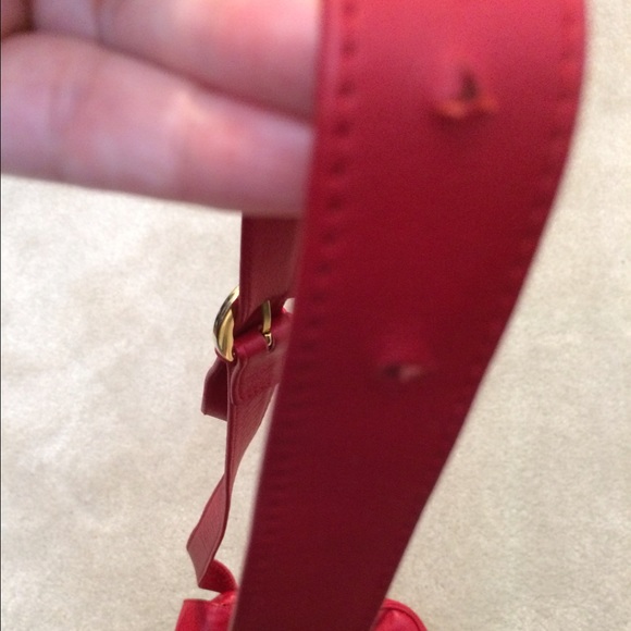 Paloma Picasso Red Shoulder Bag - Picture 7 of 8