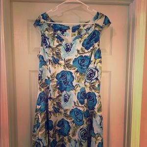 Floral Knee Length Dress