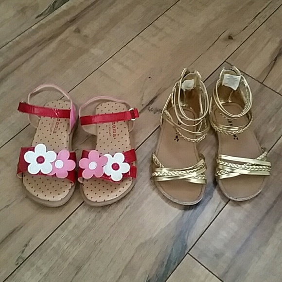 Two pairs of sandels