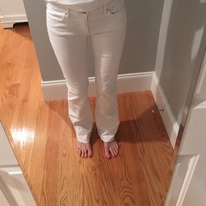 H&M bootcut white pants