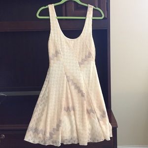 Cream colored Free People dress