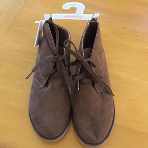 Gymboree boys brown causal dress half boot size 1