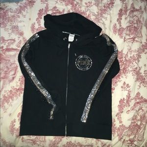 VS PINK BLING FULL ZIP
