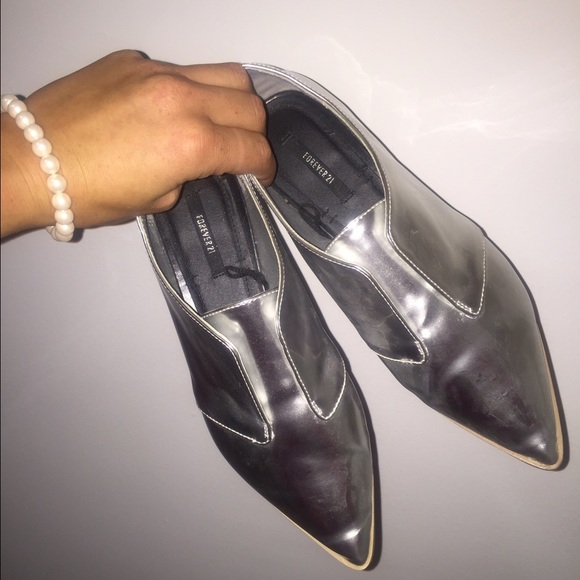 Trendy silver flats (Dropping price, moving sale!)
