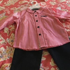 Baby Calvin Klein jean set