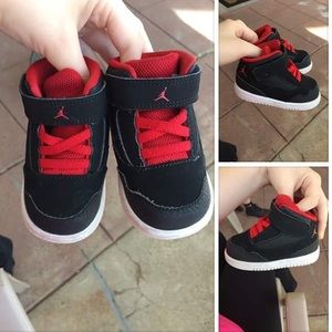 Jordan size 4C toddler shoes .