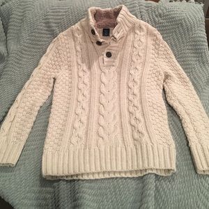 GAP Boys Cable Knit Mock Sweater - Size 6/7.