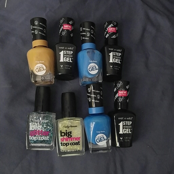 Sally hansen wet n wild nail polishes