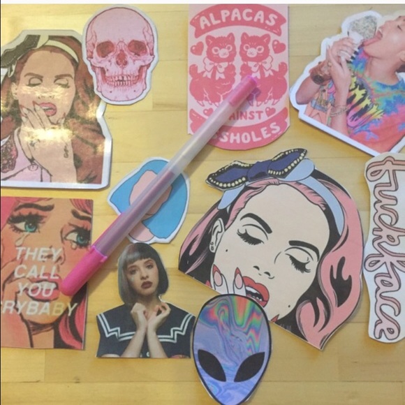 Female artist sticker pack