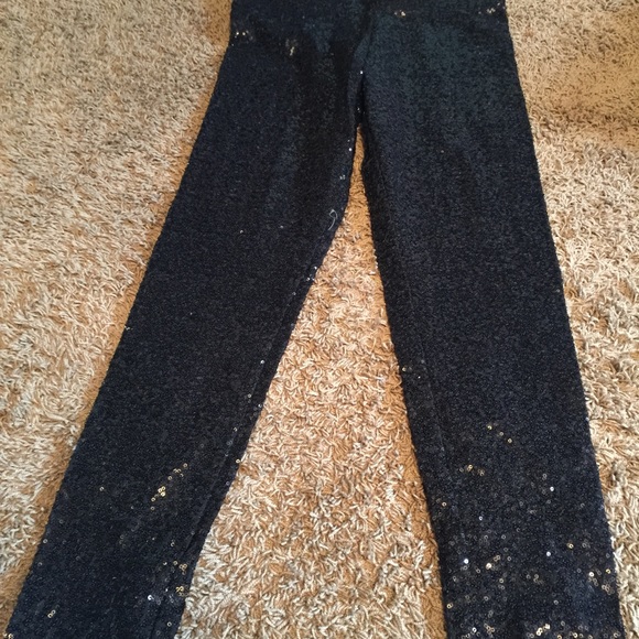 PINK sequin leggings