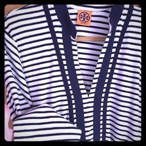 TORY BURCH TERRY CLOTH TUNIC - EUC