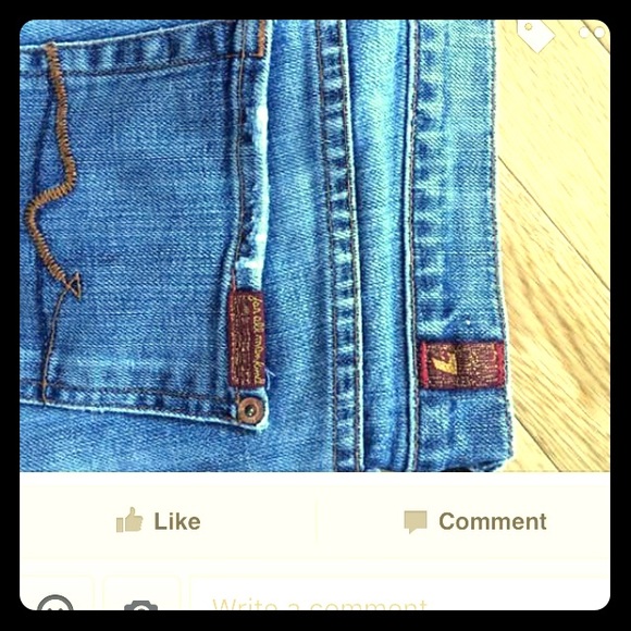 7 for all mankind jeans size 30 (8) boot cut