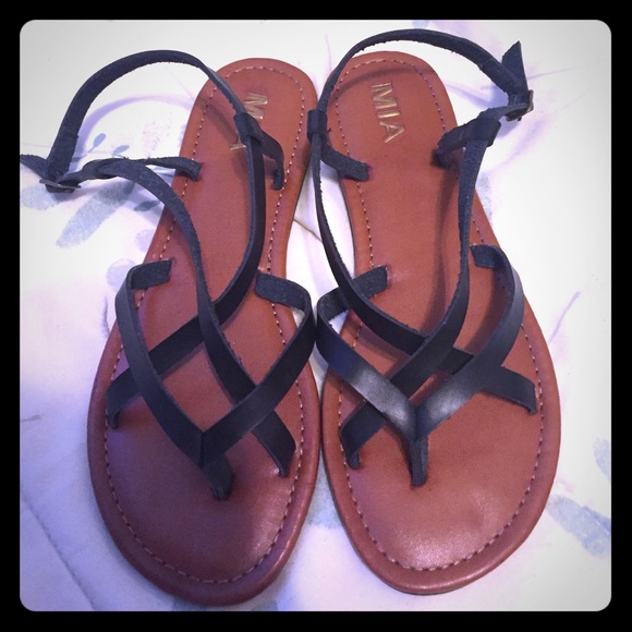 Sandals.