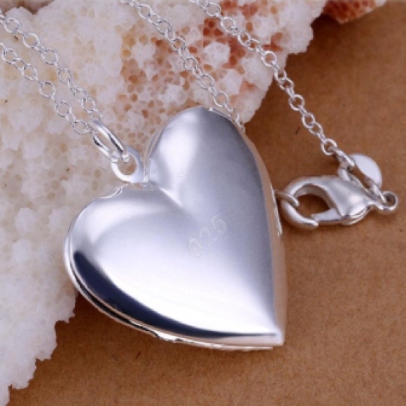 Sterling Silver Locket Pendant - Picture 2 of 4