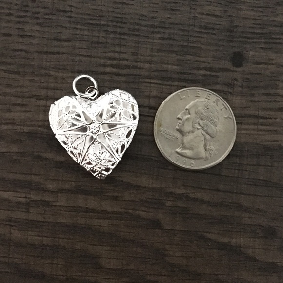 Sterling Silver Locket Pendant - Picture 4 of 4
