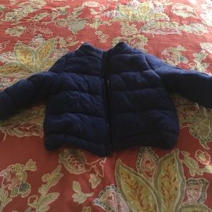 Navy blue baby coat