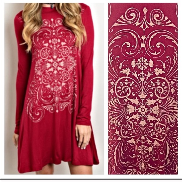 Flowy Boho Tunic Slip Dress Flowy Small sold - Picture 4 of 5