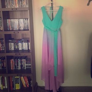 Victoria's Secret sheer high low dress