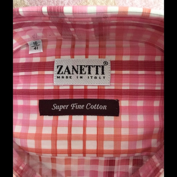 ZANETTI ITALY Men's Shirt NEW - Picture 2 of 3