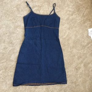 Stretchy jean dress