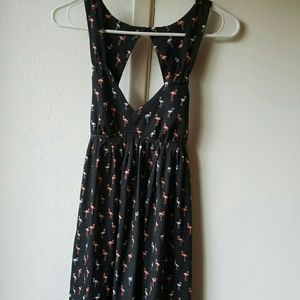 Flamingo summer dress