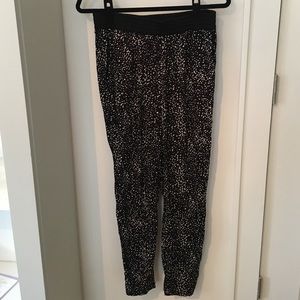 Black flowy pants